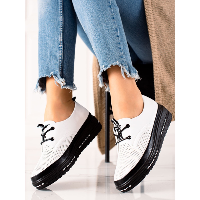 Pantofi ușori Vinceza alb 1