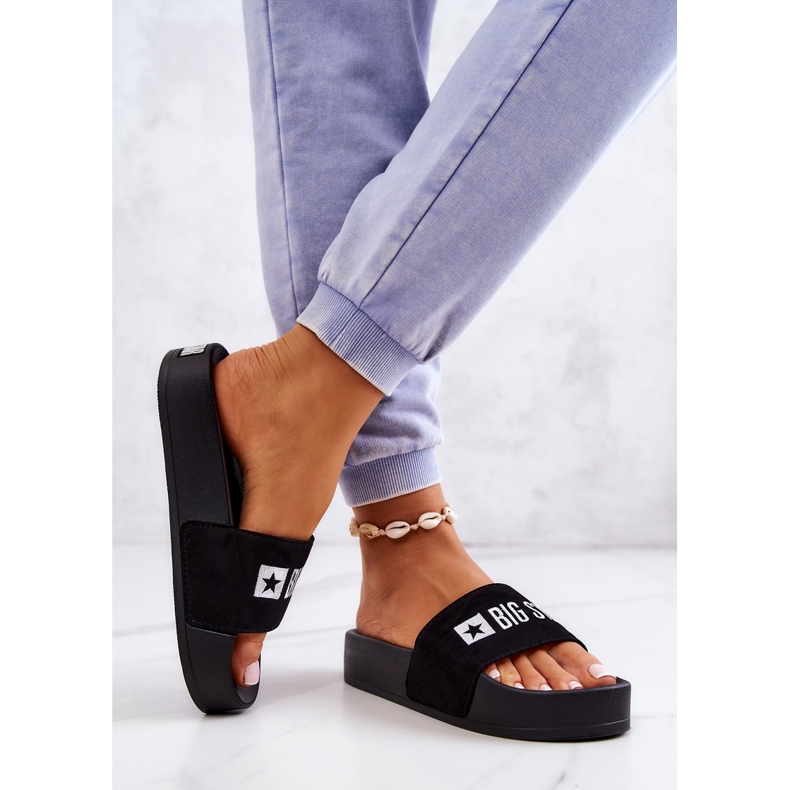 Papuci de cauciuc Big Star JJ274A263 Negru 2