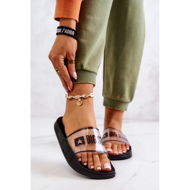 Papuci de damă Big Star JJ274639 Negri negru 1