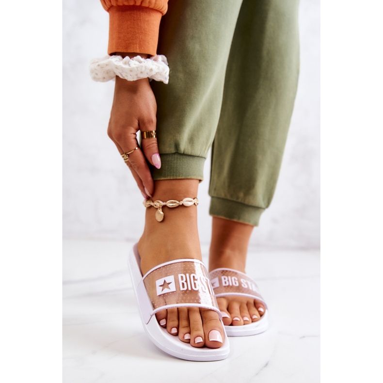 Papuci de damă Big Star JJ274642 Alb 1