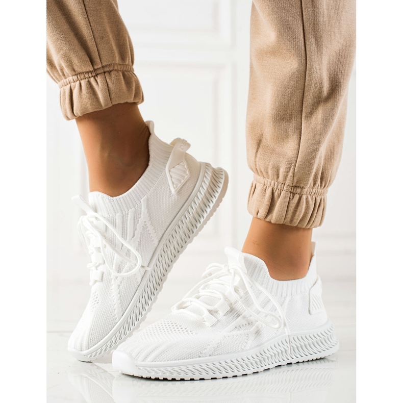 TRENDI Pantofi sport la modă alb 2