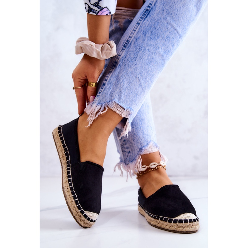 Espadrile clasice de damă Big Star JJ274952 Negru 2