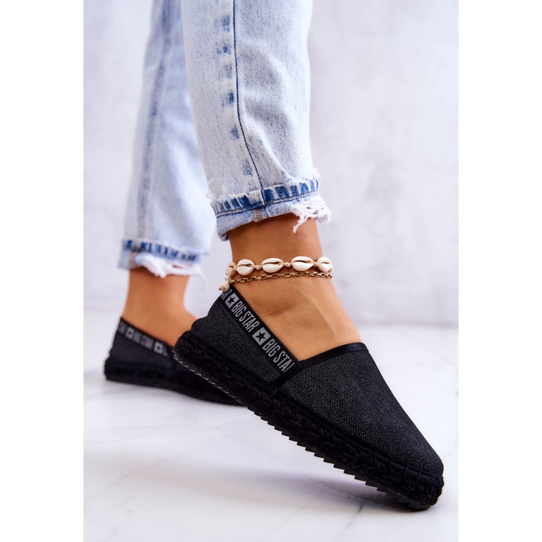 Espadrile cu slip-on Big Star JJ274878 Negru 2