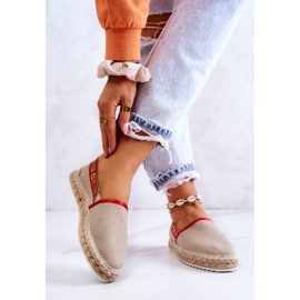 Espadrile cu slip-on Big Star JJ274879 Bej 2