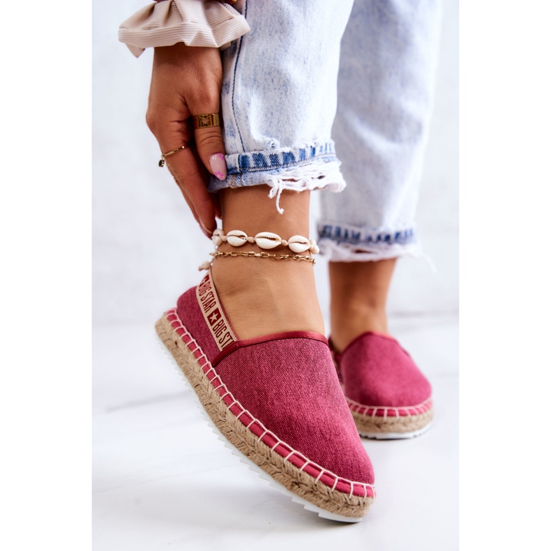 Espadrile cu slip-on Big Star JJ274880 Roz închis 1