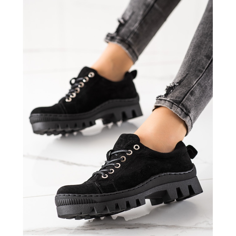 S. BARSKI Pantofi cu platformă S.BARSKI negru 1