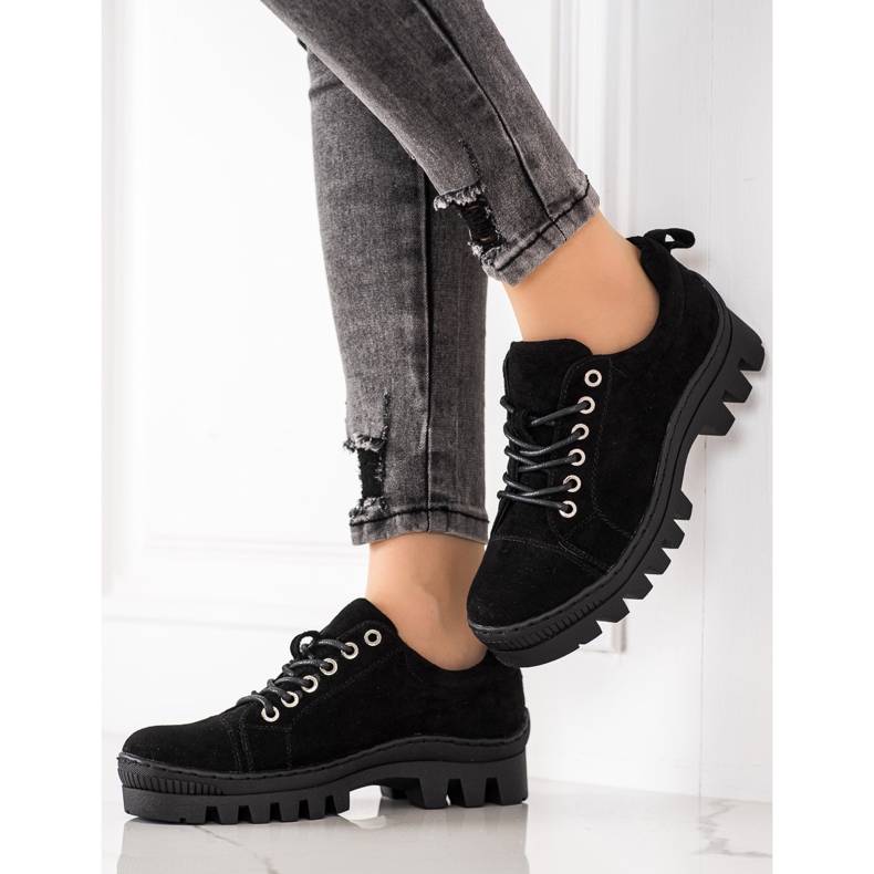 S. BARSKI Pantofi cu platformă S.BARSKI negru 2