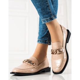 S. BARSKI Mocasini eleganti S.BARSKI bej 1