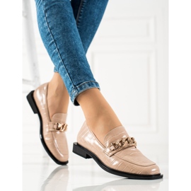 S. BARSKI Mocasini eleganti S.BARSKI bej 2