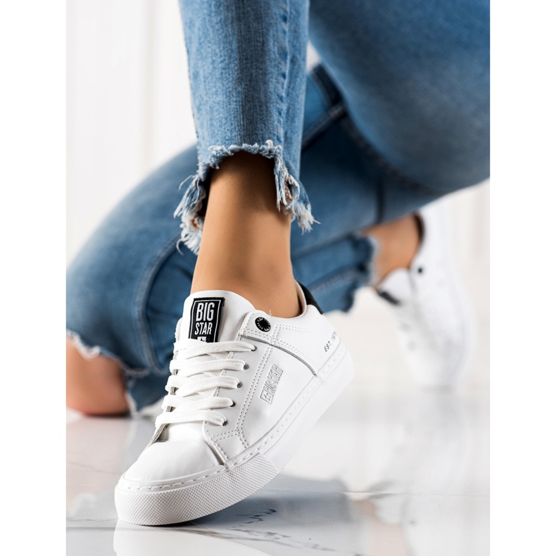 Pantofi de damă Big Star JJ274211 alb 1