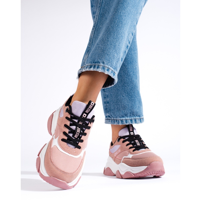 Pantofi de damă Big Star JJ274577 roz 1