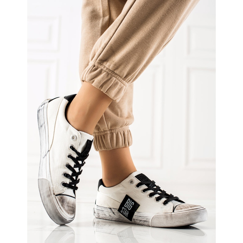 Pantofi de damă Big Star JJ274350 alb 1