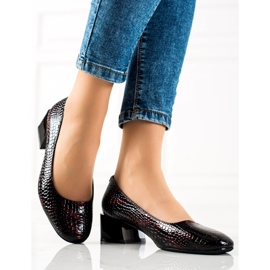 Pompe casual Sergio Leone negru roșu 1