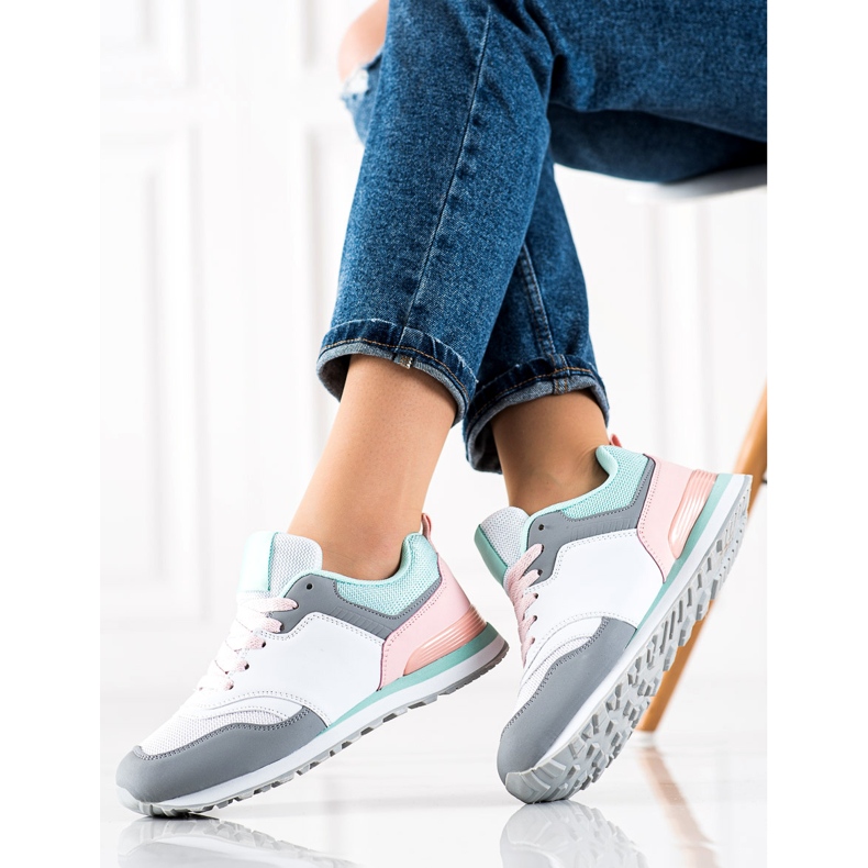 RTX WALK Pantofi sport colorati alb gri multicolor 1 RTX WALK Pantofi sport colorati alb gri multicolor 1