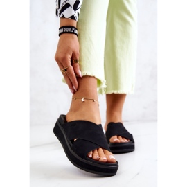 Papuci dama Big Star JJ274721 Negri negru 1