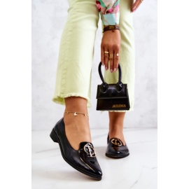 Mocasini lacuiti pentru dama Lordsy Nicole 2712/035 Negru 1