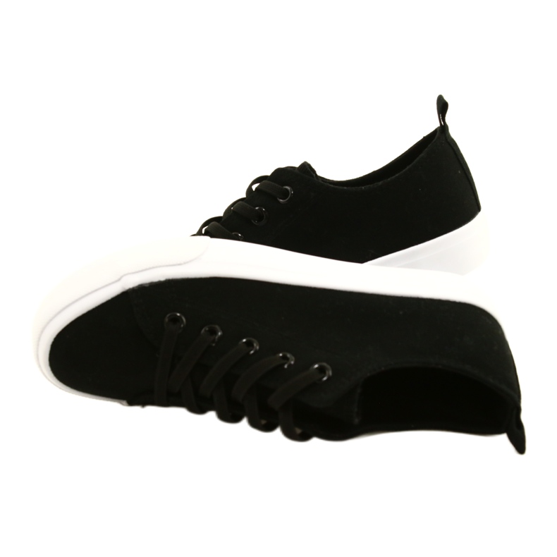 Adidași clasici ATLETICO WY20761 Clasic pentru copii Negru 4