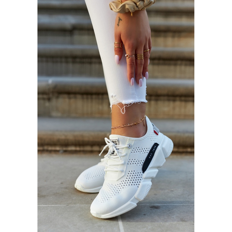 Pantofi Sport dama Memory Foam Big Star JJ274271 Alb 2