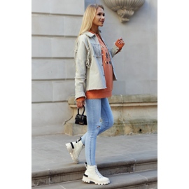 S.Barski Pantofi de damă Cizme Larina bej deschis 2