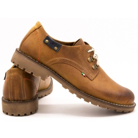 Olivier Încălțăminte pentru bărbați 812MP botine din piele roșie maro portocale 3 Olivier Încălțăminte pentru bărbați 812MP botine din piele roșie maro portocale 3