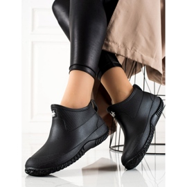 TRENDI Low Black Galoshes negru 2