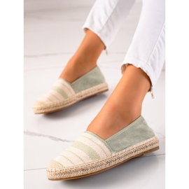 Anesia Paris Espadrile casual bej verde 2