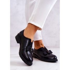 S.Barski Pantofi brogues pentru damă cu decor Janelle negru 2