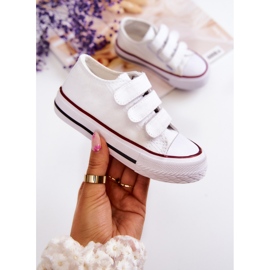 Pantofi Copii Cu Velcro Bernie Alb 1 Pantofi Copii Cu Velcro Bernie Alb 1