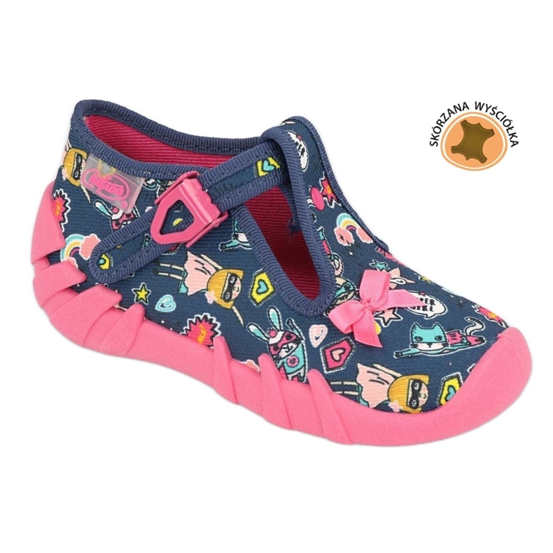 Pantofi copii Befado 110P456 albastru marin multicolor 1 Pantofi copii Befado 110P456 albastru marin multicolor 1