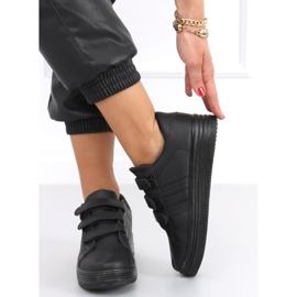 Tenisi Saanvi Negro Velcro negru 1