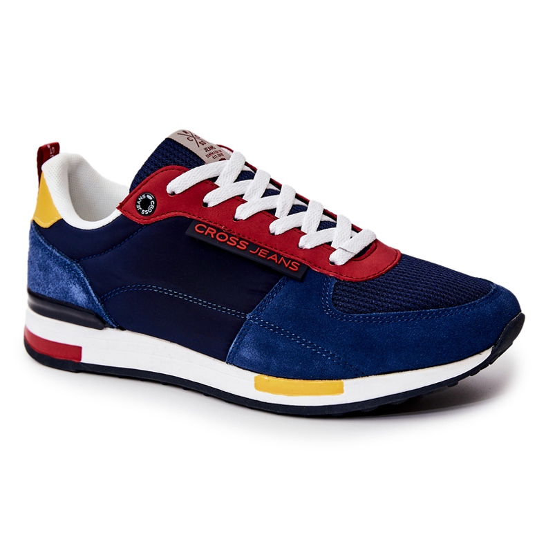 Pantofi sport pentru bărbați Cross Jeans JJ1R4008C Bleumarin albastru marin multicolor 1