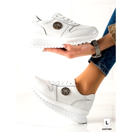 Pantofi sport dama legati Filippo DP3547 / 22 WH Alb argint 1 Pantofi sport dama legati Filippo DP3547 / 22 WH Alb argint 1