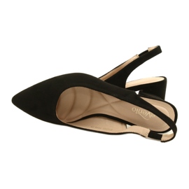 Pompi eleganti din piele intoarsa Evento 22SD98-4549 Negru 5