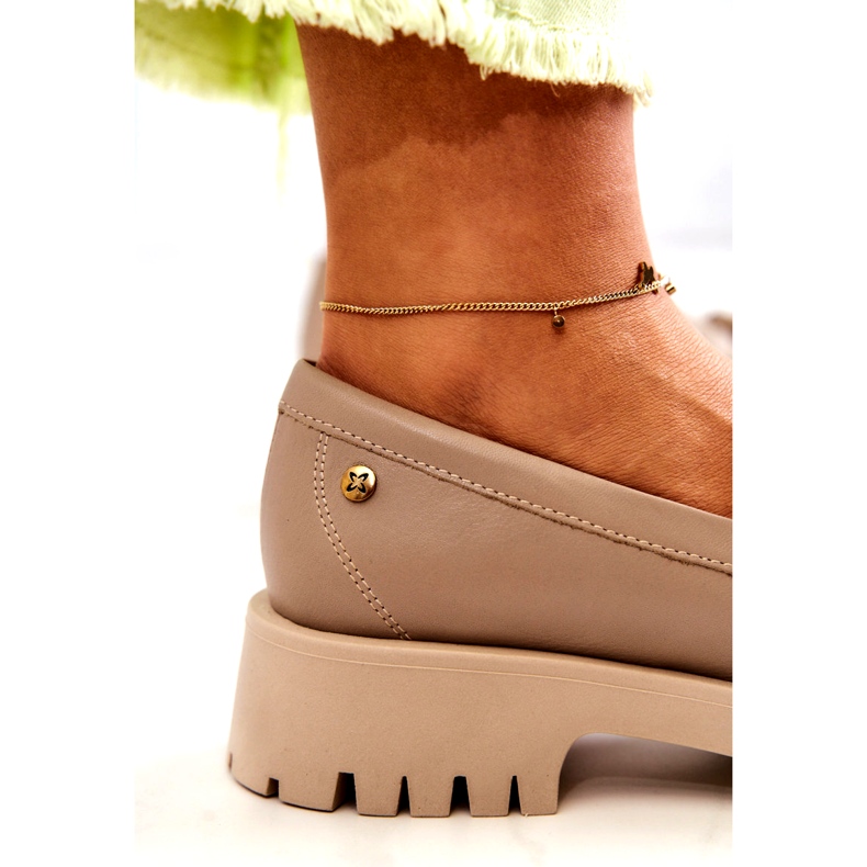 Pantofi dama piele Franjuri Maciejka 05497-04 Bej 5