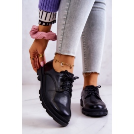 S.Barski Pantofi oxford clasici de damă Colton negri negru 1 S.Barski Pantofi oxford clasici de damă Colton negri negru 1