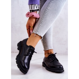 S.Barski Pantofi oxford clasici de damă Colton negri negru 2 S.Barski Pantofi oxford clasici de damă Colton negri negru 2