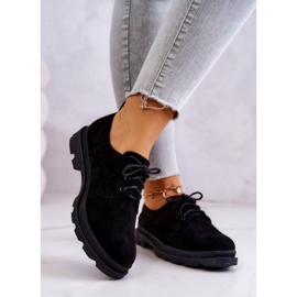 S.Barski Pantofi clasici din piele intoarsa de dama negru Colton 2