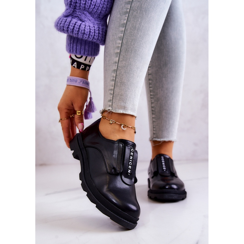 S.Barski Pantofi de damă din piele negru Kirstee 1