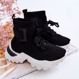 FR1 Pantofi Sport Copii Soc Inalt Negru Nickie 1