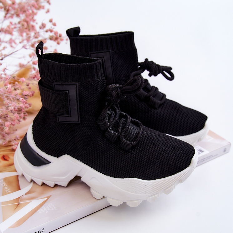 FR1 Pantofi Sport Copii Soc Inalt Negru Nickie 1