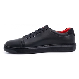 Polbut Pantofi barbati piele 2109 negru 1