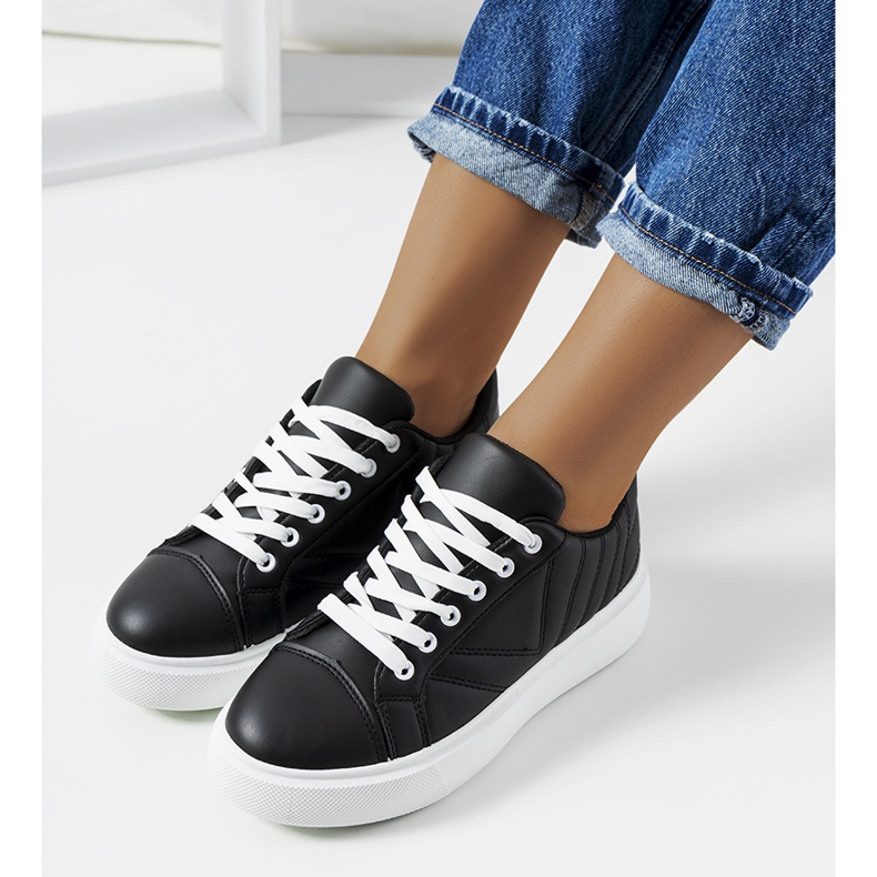 Adidași negri, cu tălpi masive Matthew negru 1