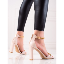 W. Potocki Sandale Potocki elegante bej 2 W. Potocki Sandale Potocki elegante bej 2