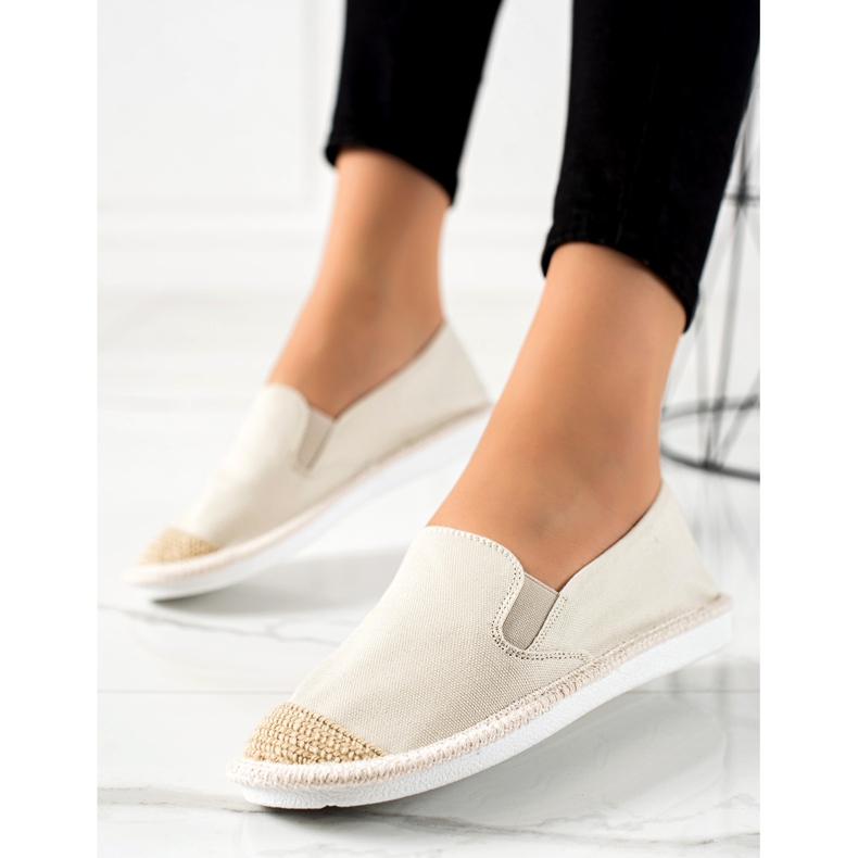 TRENDI Espadrile casual bej 1 TRENDI Espadrile casual bej 1