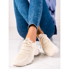 Sweet Shoes Pantofi sport bej 1