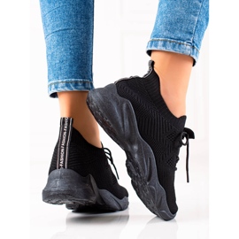 Sweet Shoes Pantofi sport negri negru 2