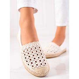 Lucky Shoes Espadrile împletite bej 1