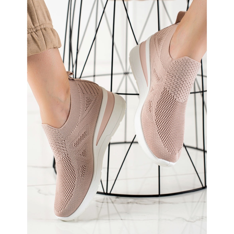 TRENDI Tenisi Slip-On Wedge roz 2