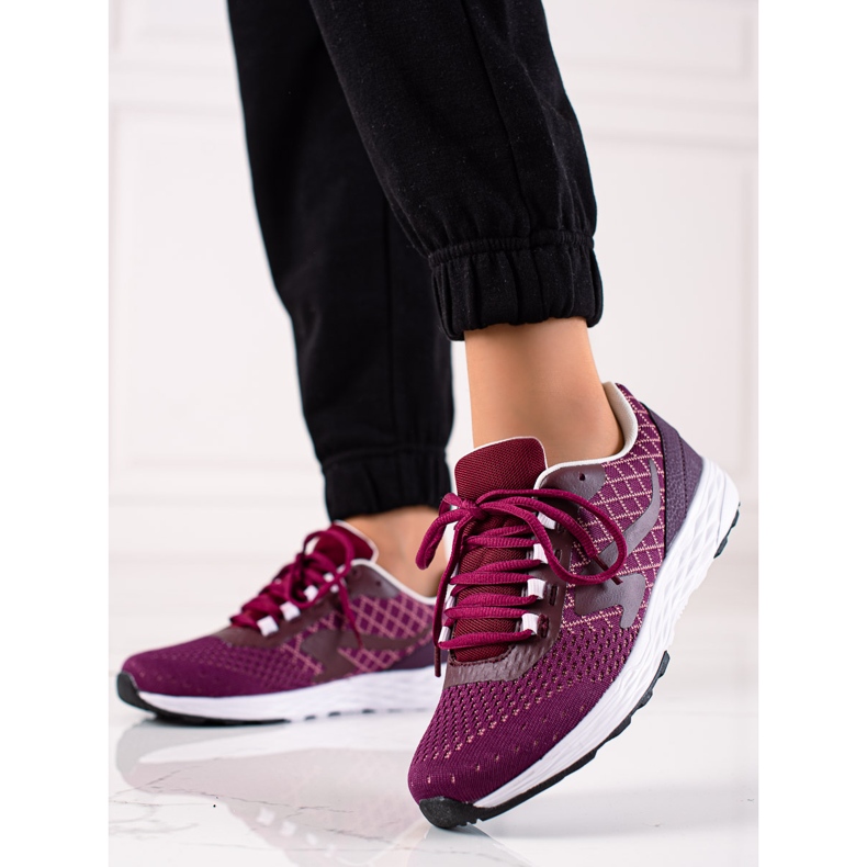 TRENDI Pantofi sport violet 1