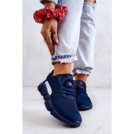 Pantofi sport dama Memory Foam Big Star JJ274274 Bleumarin albastru 1